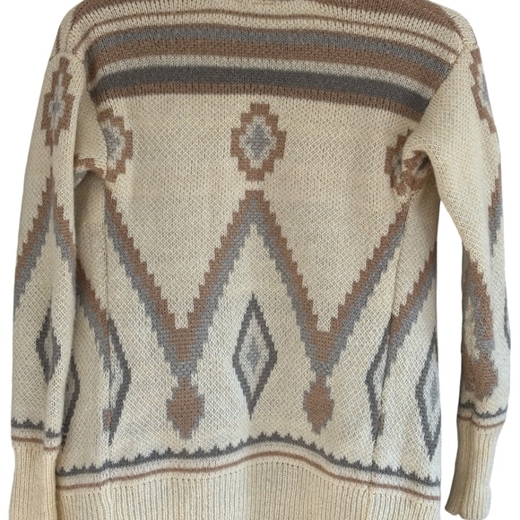 Roxy Cardigan Aztec Print Western Sweater Size Small - Picture 5 of 6